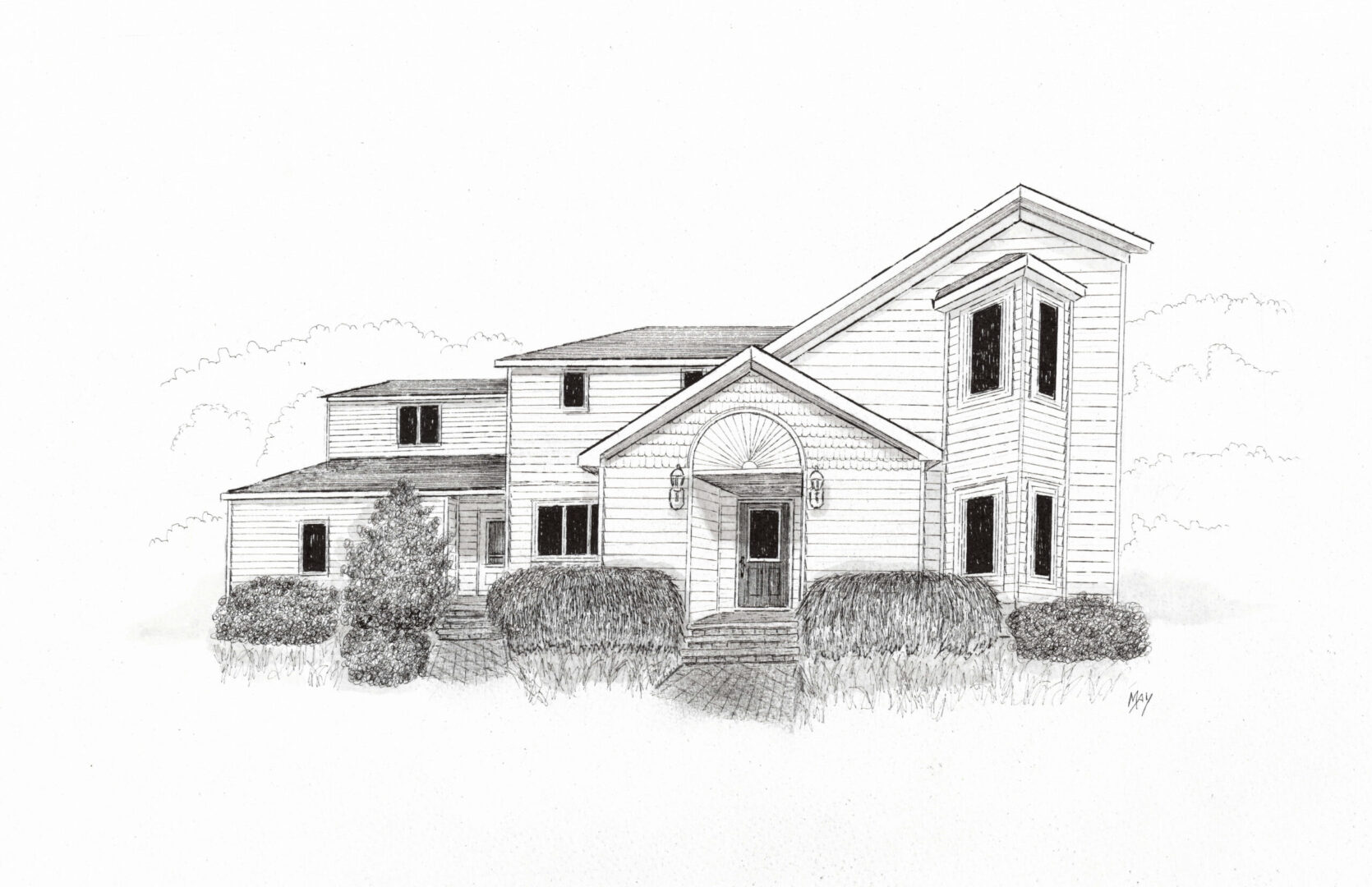 Sketch of a home
